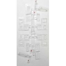 Fuggerth 0791 Ablak és fényvezető készlet, Fuggerth M41 dízelmozdonyhoz